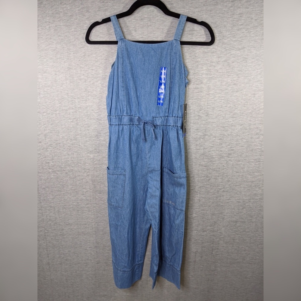 👯‍♀️Host Pick⚡️ Bebe Girls Blue Jumpsuit